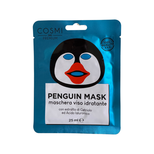 Masque visage pingouin