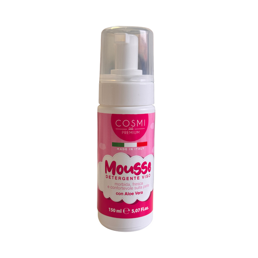 Mousse nettoyante visage